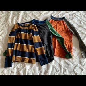 Set of 3 Old Navy Long Sleeved Shirts Size 6-7